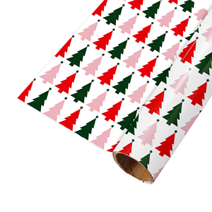 Papier d'emballage en papier d'art écologique, recyclable, imperméable, double face, enduit de PE, imprimé à carreaux, 110 g/m², pour fête de naissance ou anniversaire de bébé garçon - Product Image 2