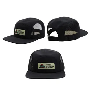 Bán Buôn Gorra Snapback Không Thấm Nước Chạy Năm Bảng Điều Chỉnh Mũ Bóng Chày Mũ Thể Thao Nylon Lưới Cổ Điển 5 Bảng Điều Chỉnh Snapback Mũ Và Mũ