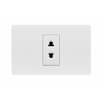 Vente chaude ménage contrôle lumière interrupteur mural intérieur Style Simple Durable 1 gang 1 voie interrupteur