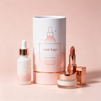 Boîtes d'emballage cosmétiques mates personnalisées imprimées en matériaux recyclés écologiques pour gloss à lèvres, crème pour les yeux, parfum, produits de soin de la peau