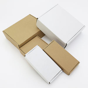 Kotak pengiriman coklat buatan khusus kotak pengiriman pakaian kosmetik Laptop kotak pengiriman Mailer kosmetik cetak sesuai pesanan - Product Image 2