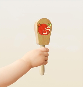 Venta al por mayor patrón de dibujos animados mango aplaudiendo madera <span class=keywords><strong>castañuelas</strong></span> españolas instrumentos de percusión - Product Image 3