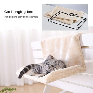 Hamac pour <span class=keywords><strong>chat</strong></span> d'hiver Lits pour animaux de compagnie en peluche de luxe Lit pour <span class=keywords><strong>chat</strong></span> avec <span class=keywords><strong>radiateur</strong></span> souple monté sur fenêtre amovible - Product Image 2
