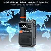 Radio bidirectionnelle GaodaPTT 4G Walkie Talkie K3 compatible OEM, interphone réseau public avec carte SIM, couverture mondiale illimitée