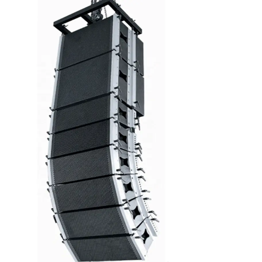 Speaker Array Garis 8 Inci Ganda 18 Inci, Speaker Bass Keras untuk Dj Pa Rapat Luar Ruangan Dsp Speaker Daya Tinggi