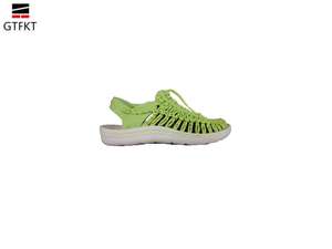 Per gli appassionati sandali da esterno in tracciamento antiscivolo intrecciati a mano comodi antiscivolo taglie plus Slip-On con soletta in gomma - Product Image 5