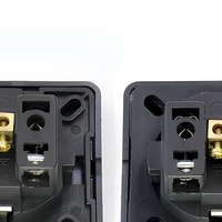 Prise étanche standard allemande 16A 250V 60*60mm - Prise en céramique anti-éclaboussures pour les exportations de style coréen, allemand et européen