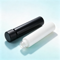 Tube en verre borosilicate blanc mat noir 94/115/120 mm, tube en verre cylindrique avec bouchon à visser résistant aux enfants