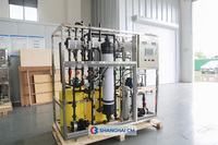 Système de traitement d'eau RO industriel 1000 LPH avec prétraitement UF, cuve sous pression en acier inoxydable 304, pompe et moteur certifiés CE