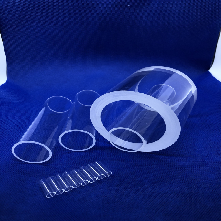 Heat Resistant tube glass clear quartz fused quartz for heater