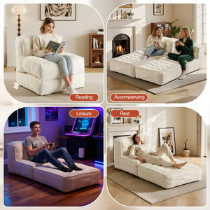 2026 New Arrivals Contemporary Velvet Sectional <b>Sofa</b> with Chaise <b>for</b> Apartment and Mall Use <b>Small</b> Volume Packing in Boxes - Product Image 5