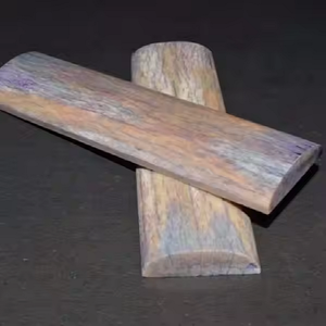 Handcrafted Carved Dyed <b>Bone</b> <b>Knife</b> <b>Handle</b> Scales Eco-Friendly Natural Craft Custom Size Folk Art Love Design - Product Image 1