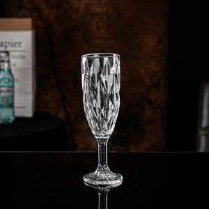 Chất Lượng Cao Nhà Máy Bán Buôn Giá 240Ml 330Ml Cao Cấp Pha Lê Nổi Trong Suốt Thân Thiện Với Môi Cổ Điển Retro Cốc - Product Image 5