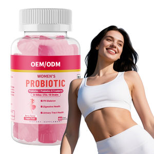 Gomitas Probióticas para Mujeres con Inulina Prebiótica, Nutrición Intestinal, Salud Vaginal, Cuidado del Tracto Urinario - Product Image 1