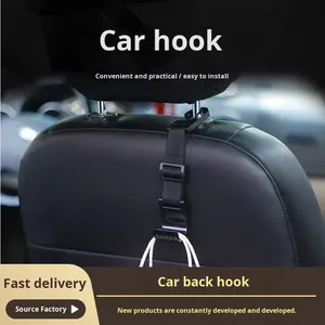 <b>Car</b> Seat Headrest <b>Hook</b> Reinforced Load-Bearing Adjustable Retractable Webbing Interior Kits - Product Image 2