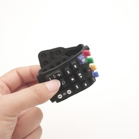 Teclado de Botones de Silicona Elástica Flexible para Control Remoto de TV LCD LED, Piezas de Electrónica de Consumo