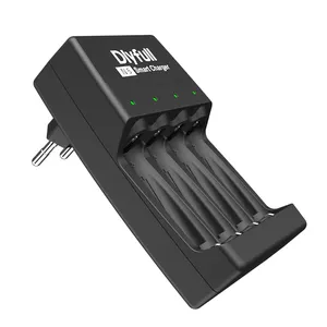 4 слота быстрой зарядки AAA настенное зарядное устройство перезаряжаемые щелочные Ni-MH Ni-CD зарядные устройства 1,2 V AA AAA