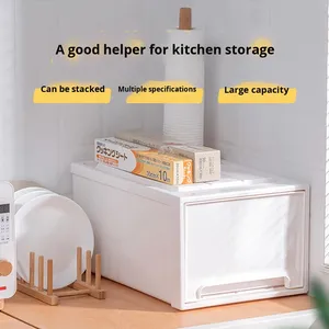 صندوق تخزين بلاستيكي شفاف بسعة كبيرة 70-80 لتر، منظم أحذية وملابس داخلية لغرفة النوم، صندوق تخزين ألعاب - Product Image 3