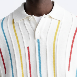 Suéter para hombre, suéter de punto de manga larga, suéter Polo de punto transpirable, prendas de punto de invierno para hombre - Product Image 1