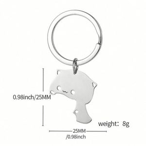 Nuevas Ideas de Productos: Llavero de Gato Adorable a Juego, Venta al por Mayor de Moda, Logotipo Personalizado, Promoción, Acero Inoxidable, Animal, Pareja, Amigo - Product Image 3