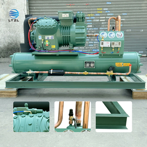 R404a 25HP 30HP Piston Copeland Máy Nén Bán Kín Ngưng Tụ Đơn Vị Làm Mát Bằng Nướ<span class=keywords><strong>c</strong></span> Tủ Đông Phòng Lạnh Đơn Vị - Product Image 4