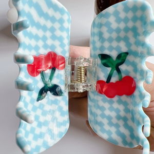 กิ๊บติดผมแฟชั่นลายเรขาคณิตวัสดุอะซิเตทแบบกำหนดเองสำหรับผู้หญิงใช้ในชีวิตประจำวัน - Product Image 3