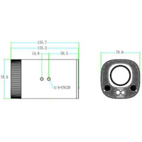 Cámara PTZ para Conferencias HV10X con Zoom Óptico 10X, 1080P, Control de Exposición y Balance de Blancos Automático / USB para Reuniones Corporativas