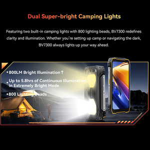 Blackview BV7300 4G Rugged Phone Global Version 6.67'' HD+ IPS 90Hz Display Dual Camping Light NFC 15000mAh 45W Fast Charge 50MP - Product Image 4