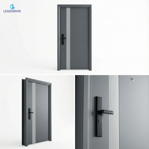 Portes <span class=keywords><strong>d</strong></span>'<span class=keywords><strong>entrée</strong></span> de <span class=keywords><strong>sécurité</strong></span> en acier de style moderne, isolation acoustique pour usage extérieur, appartements, immeubles résidentiels, hôtels - Product Image 5