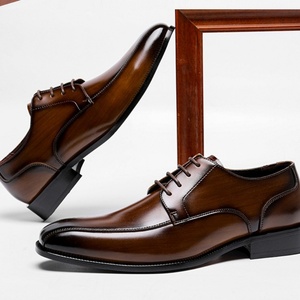 รองเท้าหนังผู้ชายสไตล์ญี่ปุ่นสุดหรูหรา แนวธุรกิจแบบเรโทรอังกฤษลำลอง - Product Image 2