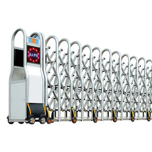 Puerta de Expansión Eléctrica de Aleación de Aluminio, Puerta Automática AC 220 V, Diseño Industrial para Entrada de Escuelas y Fábricas - Product Image 1