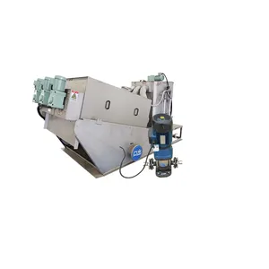 IEPP factory manufacturer supplier ss304 multi disk sludge press dehydrator WWTP wastewater treatment mud dewatering machinery