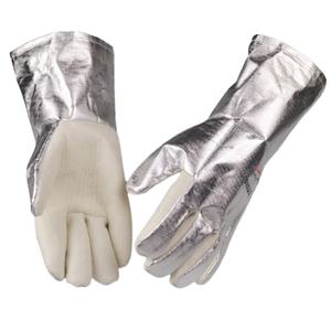 Gants de sécurité pour four industriel résistants à 350°C, isolés en feuille d'aluminium aluminisée avec feutre métaramide pour utilisation en four - Product Image 4