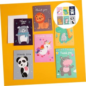 Myway 12pcs New Baby <strong>Boy</strong> Thank You Cards Baby Gift Cartoon with Envelopes for Baby Shower <strong>Party</strong> - Product Image 4