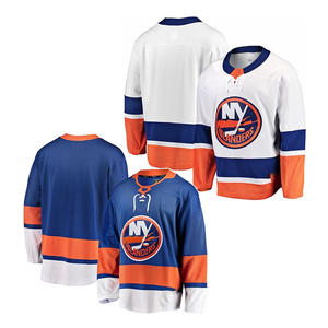 ニューヨークアイスホッケージャージートップアメリカ人全チームNHLing新しいステッチプリントジャージーシャツ - Product Image 1
