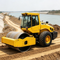 Compacteur routier compact de 12 tonnes, équipement de construction routière de fabricants chinois, machine vibrante