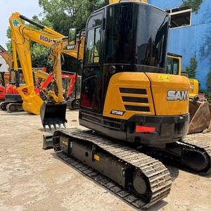 Puissante mini-pelle sur chenilles rentable SY50U capacité de 5 tonnes avec composants de noyau de moteur à godet 0.15CBM fabriqués en Chine" - Product Image 1