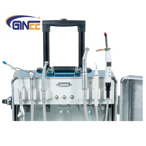 ชุดอุปกรณ์ทันตกรรมเคลื่อนที่แบบพกพาของโรงพยาบาลจีนีเมดิคอล พร้อมอุปกรณ์เสริม  ประกอบด้วยชุดอุปกรณ์กรอฟันพร้อมเครื่องอัดอากาศ - Product Image 4