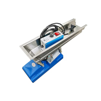 Alimentateur à plateau vibrant en acier inoxydable série Zhonghao GZV2 pour l'alimentation des fours à verre, contrôleur PLC numérique, capacité de 0,5 t/h