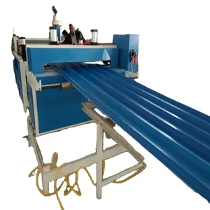 Línea de producción de extrusión de azulejos de techo, ASA de capa UV/PVC
