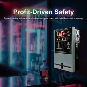 Testeur d'alcoolémie à monnayeur, éthylotest OEM et ODM pour bars et lieux publics, en stock, test d'alcool unidirectionnel - Product Image 4