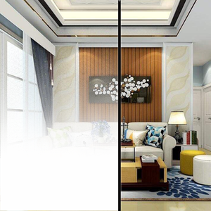 Modern Design Gradation White Stained Decorative <strong>Film</strong> <strong>for</strong> Hotel <strong>Glass</strong> <strong>Windows</strong> Self-Adhesive 2 Mil PET Material - Product Image 1