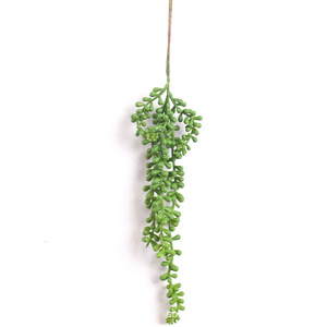 Plante suspendue artificielle Behemoth Flower, guirlande de perles, plante verte décorative d'intérieur, plante succulente à suspendre au mur - Product Image 5