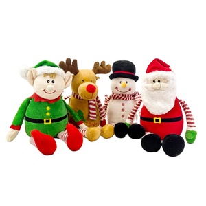 Vente en gros d'usine Décoration de Noël Père Noël <span class=keywords><strong>Elfe</strong></span> Bonhomme de neige Cadeau pour enfants Poupée en peluche <span class=keywords><strong>Elfe</strong></span> de Noël - Product Image 1