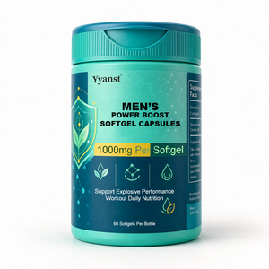 Gélules Power Boost pour Hommes 1000mg – Soutien Performance Explosive, Entraînement, Nutrition Quotidienne – 60 unités – Améliore la Force Physique pour Adultes - Product Image 1