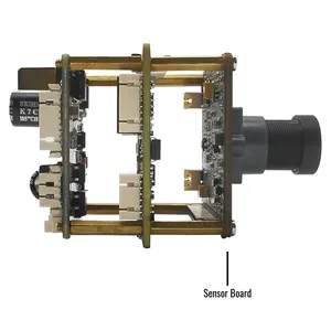 Silikon Sensor DSP lensa bermotor POE Audio 5MP kamera IP papan modul CMOS modul kamera MINI RV1126 AI kamera