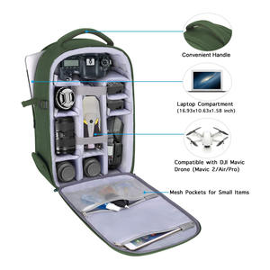 Рюкзак для камеры DSLR/SLR/беззеркальная сумка для фотокамеры 15-16 дюймов Водонепроницаемый Жесткий чехол с держателем для штатива и ноутбука - Product Image 4