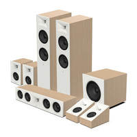 JBN STAGE280 Sistem Audio Home Theater Profesional Dolby Atmos Kit Ruang Tamu TV/Speaker Saluran Sky/Amplifier Decoder Combo