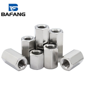 Écrous hexagonaux en acier inoxydable galvanisé et zingué M4 M5 <span class=keywords><strong>M6</strong></span> M16, connecteurs de raccordement à tige longue, écrous tubulaires - Product Image 3