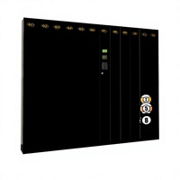 Lemari Penyimpanan Klub Biliar Smart Cue Locker dengan Kunci Kode Induksi, Tipe Lantai, 12 Pintu